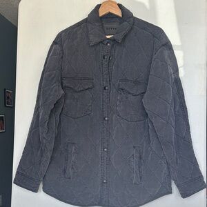 Blank NYC Quilted Black Shirt Jacket